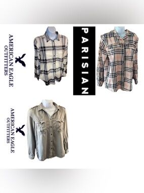 Long Sleeve Button Down Tops